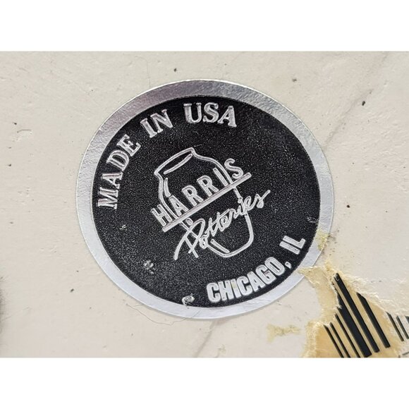 Large Art Stoneware Vase With Abstract Splatter Design‎ Harris Potteries Chicago - Picture 7 of 11